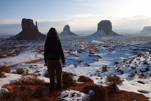 Lian and Monument Valley Lian and Monument Valley 500x333 Monument Valley... In Winter